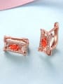 thumb Fashion Marquise Zircon Rhinestones Earrings 2