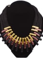 thumb Exaggerated Three Layers Alloy Plating Necklace 2