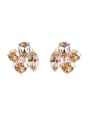 thumb Personalized Geometrical austrian Crystals Alloy Stud Earrings 4
