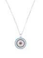 thumb Copper With Cubic Zirconia Trendy Round Necklaces 1