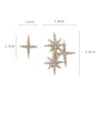 thumb Alloy With Imitation Gold Plated Fashion Star Stud Earrings 2