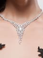 thumb Copper inlaid AAA zircon bridal luxury Necklace 1