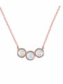 thumb Fashion rose-gold protein write-Opal Zircon Necklace 0