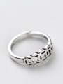 thumb Vintage Open Design Geometric Shaped S925 Silver Ring 1