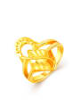 thumb Personality 24K Gold Plated Number Eight Shaped Ring 0