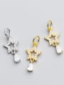 thumb 925 Sterling Silver With Gold Plated Fashion Star Charms 1