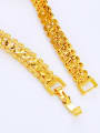 thumb Copper Alloy 24K Gold Plated Ethnic style Stamp Women Bracelet 2