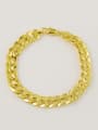 thumb Men High Quality 24K Gold Plated Round Shaped Bracelet 0
