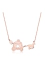thumb The New Korean Style Fantasy Coach Rose Gold Necklace 0