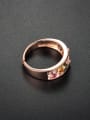 thumb Rose Gold Plated Multi-color Gemstones Multistone ring 2