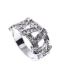 thumb Personalized Cubic Rhinestones Alloy Ring 0