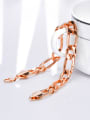 thumb Exquisite Rose Gold Plated Round Shaped Bracelet 2