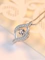 thumb Fashion Shiny Cubic Zirconias-covered 925 Silver Pendant 1