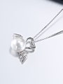 thumb Simple Wings Artificial Pearl Necklace 2