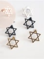 thumb Fashion Hollow Star Stud Earrings 1