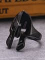 thumb Fashion Spartan Helmet Statement Ring 1