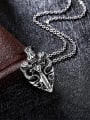 thumb Double Dragon Shaped Stainless Steel Necklace 2