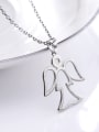 thumb Cute Gold Plated Swallow Shaped Necklace 2