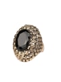 thumb Personalized Resin stone Antique Gold Plated Alloy Ring 0