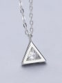 thumb Triangle Shaped Necklace 0