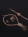thumb Alloy Imitation-gold Plated Fashion Tassels Four Pieces Jewelry Set 1