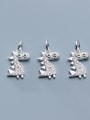 thumb 925 Sterling Silver With Cubic Zirconia Personality Animal  Dinosaur Charms 3