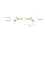 thumb 925 Sterling Silver With Gold Plated Simplistic Round Stud Earrings 3