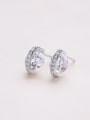 thumb All-match 925 Silver Geometric stud Earring 0