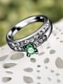 thumb Women Personality Geometric Shaped Zircon Ring 1