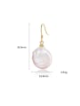 thumb Pure silver Baroque Pearl  special shaped Earrings 3