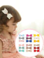 thumb Children's hair accessories: butterfly knot lychee stripe 3 pieces 1
