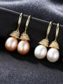 thumb Sterling silver natural pearl earrings 0