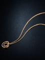 thumb 2018 Rose Gold Plated Zircon Necklace 1