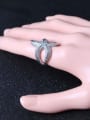 thumb Personalized Exaggerated Starfish Silver Plated Alloy Ring 1