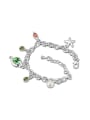thumb Personalized Shiny austrian Crystals Imitation Pearl Alloy Bracelet 3