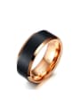 thumb Personality Rose Gold Plated Tungsten Ring 0