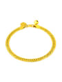 thumb Women Luxury 24K Gold Plated Geometric Shaped Bracelet 0