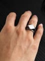 thumb Stainless Steel With Smooth Personality Geometric Men Rings 1