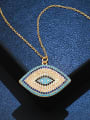 thumb Copper With Cubic Zirconia Fashion Evil Eye Necklaces 0