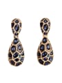 thumb Personality Artificail Stones Alloy Stud drop earring 0