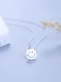thumb Smiling Face Necklace 0