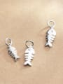 thumb 925 Sterling Silver With Silver Plated Cute Fishbone Charms 0