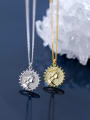 thumb 925 Sterling Silver With 18k Gold Plated Fashion Sun Goddess Necklaces 0