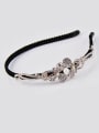 thumb Flower Pearl Alloy Headband 0