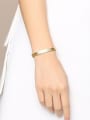 thumb Stainless Steel With Gold Plated Simplistic Chain Bracelets 1
