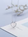 thumb Lovely Heart Crystal Necklace 4