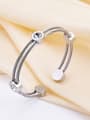 thumb Stainless Steel Crystal Bangle 1