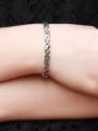 thumb Simple Cubic Magnets Titanium Women Bracelet 1