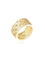 thumb Exquisite Hollow leaf Shaped 18K Gold Ring 0