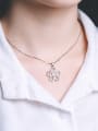 thumb Korean Style Hollow Flower Fashion Pendant 1